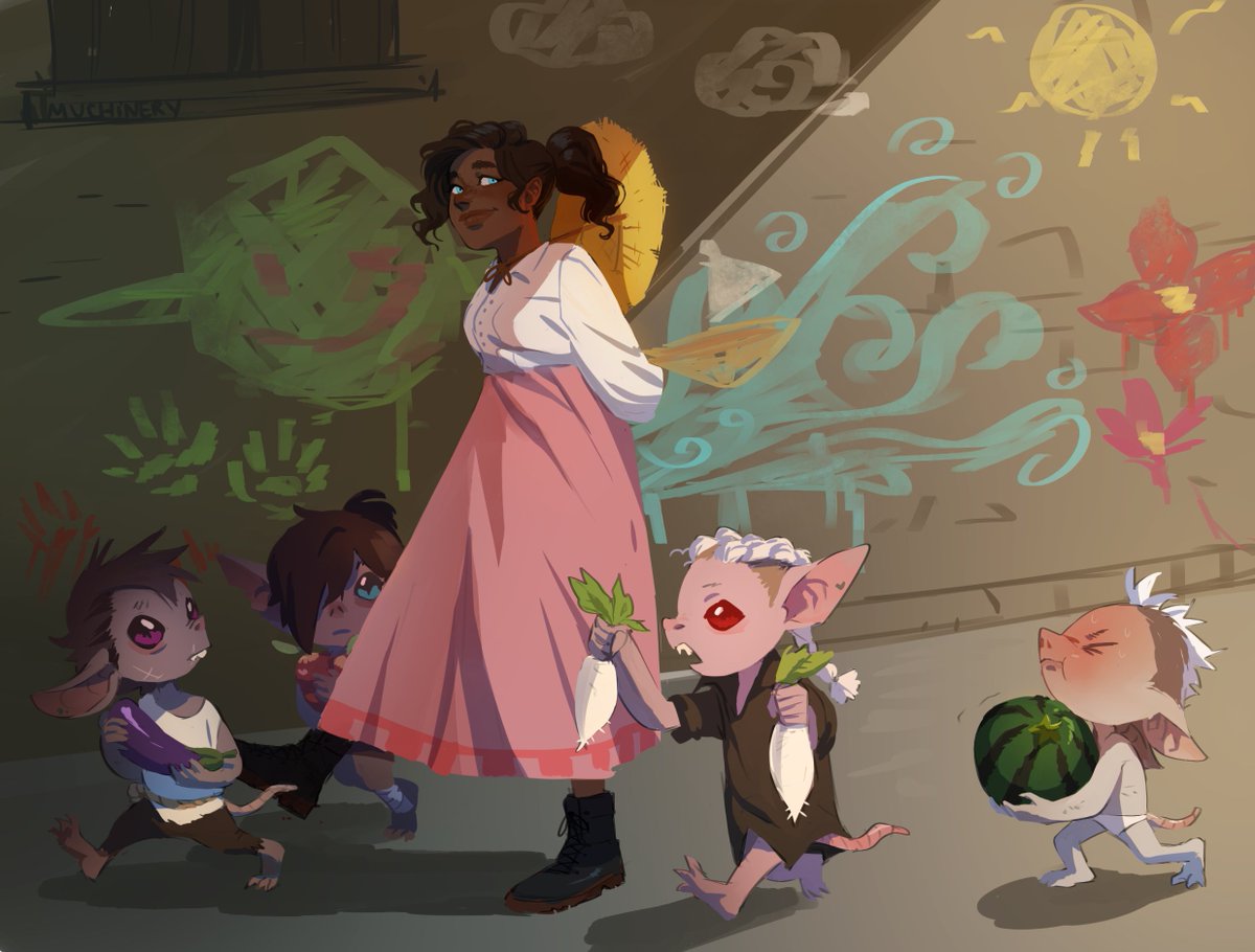 made new ocs! Juno and Laius 
and lots of gobbis i dont have names for 