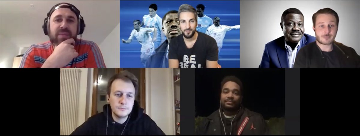 ThibaudVezirian's tweet photo. #ClassFoot spéciale hommage à #PapeDiouf : ça fait du bien de se souvenir ! Anecdotes, succès, meilleurs moments... Ça arrive sur la chaine First Team Sports https://t.co/eKF7RnEkqd 
@ErwanAbautret @justbeliketom @Emmanuel_Moine @maximehorbez https://t.co/Gs2QiDqZ0q