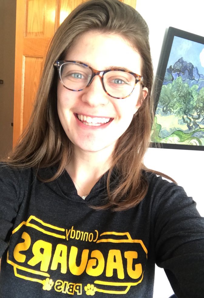 MsClipperBand's tweet image. School spirit day! #npd117learns #conradyjaguarsathome