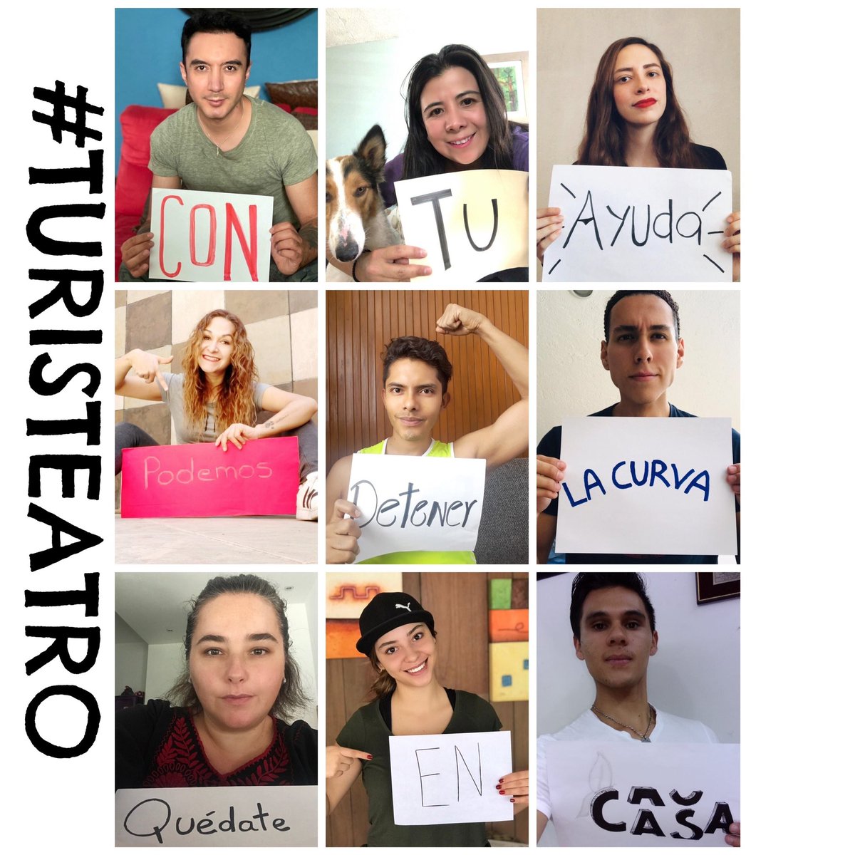 Turisteatro's tweet photo. Con tu ayuda podemos detener la curva quédate en casa. #Turisteatro #quédateencasa https://t.co/BJTRDvlvta