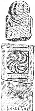 3/ Additionally, animals were also found engraved on them, among which boars, goats and felines. Some also have lunar symbols. The moon is a symbol of the Western Iberian Goddesses Ataegina, Lady of Spring and the Underworld, and Nabia, a psychopomp and Goddess of Waters