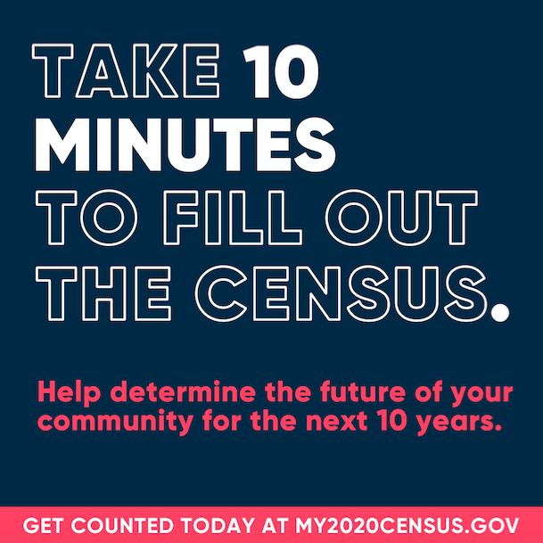 The Census affects us all. Taking a few minutes to fill it out can help your community for a decade.

Be seen, be heard, and be counted with me and @WhenWeAllVote today:  my2020census.gov #CensusDay #EverybodyCounts