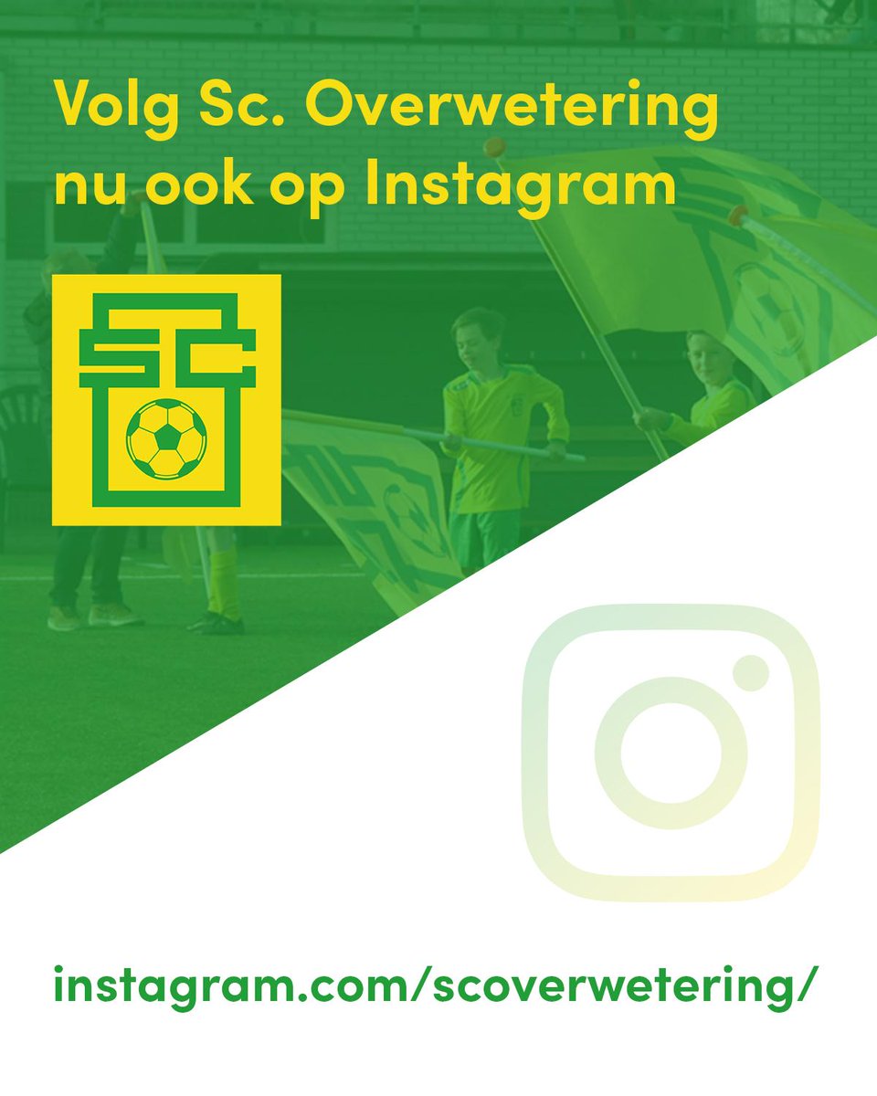 In deze tijd willen we alle leden zo goed mogelijk bereiken, dus vanaf nu zijn we ook op insta te volgen: instagram.com/scoverwetering/