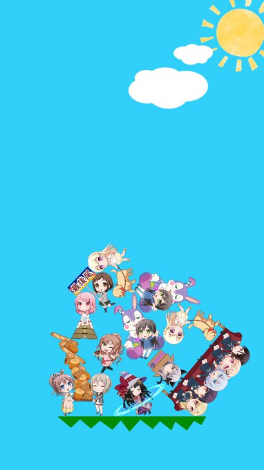 勝ったよー\(^o^)/ 
CiRCLEのロビーに不思議な筐体が出現中❗
がるぱタワーバトルが遊べるのは4月2日23:59まで✨
ガルパを開く⬇
https://t.co/Pq3CKz5Nf4
#バンドリ #ガルパ  #がるぱタワーバトル 