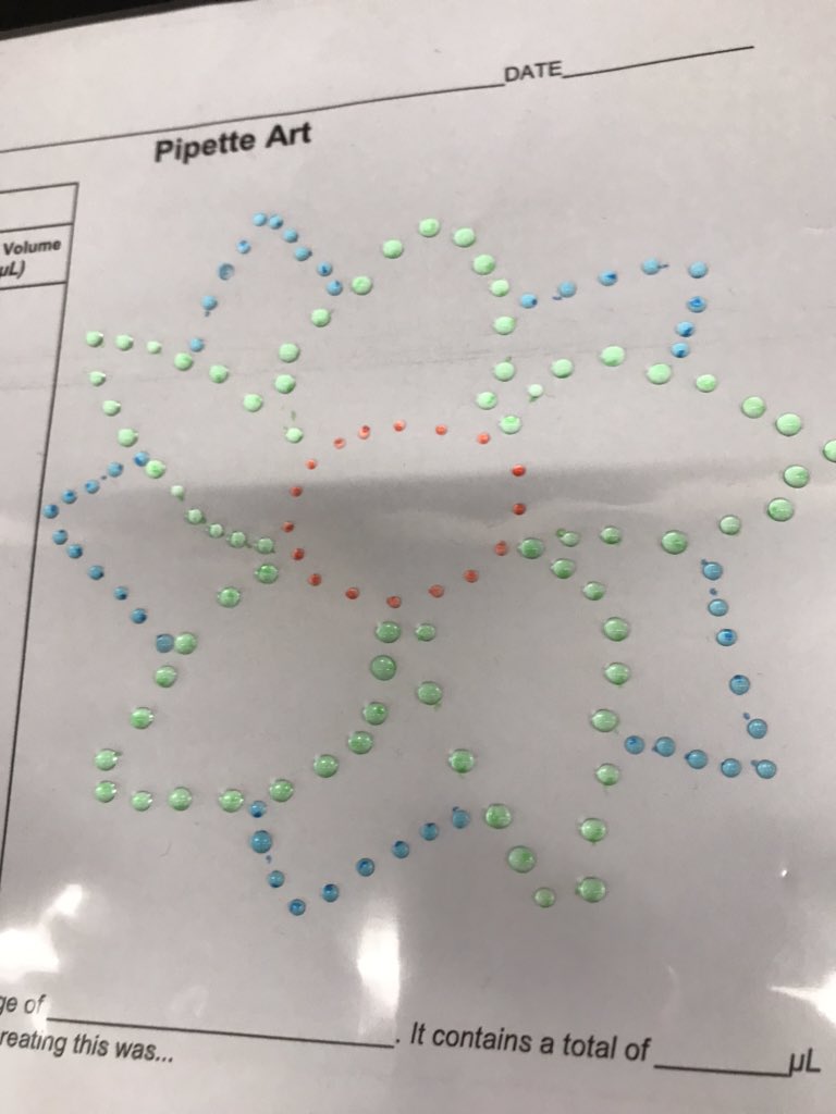 KBentzen's tweet photo. A few weeks ago we learned how to make precise measurements by creating art.  What a fun memory with some fantastic students. @PowhatanHS https://t.co/ZbYTZxRfrp