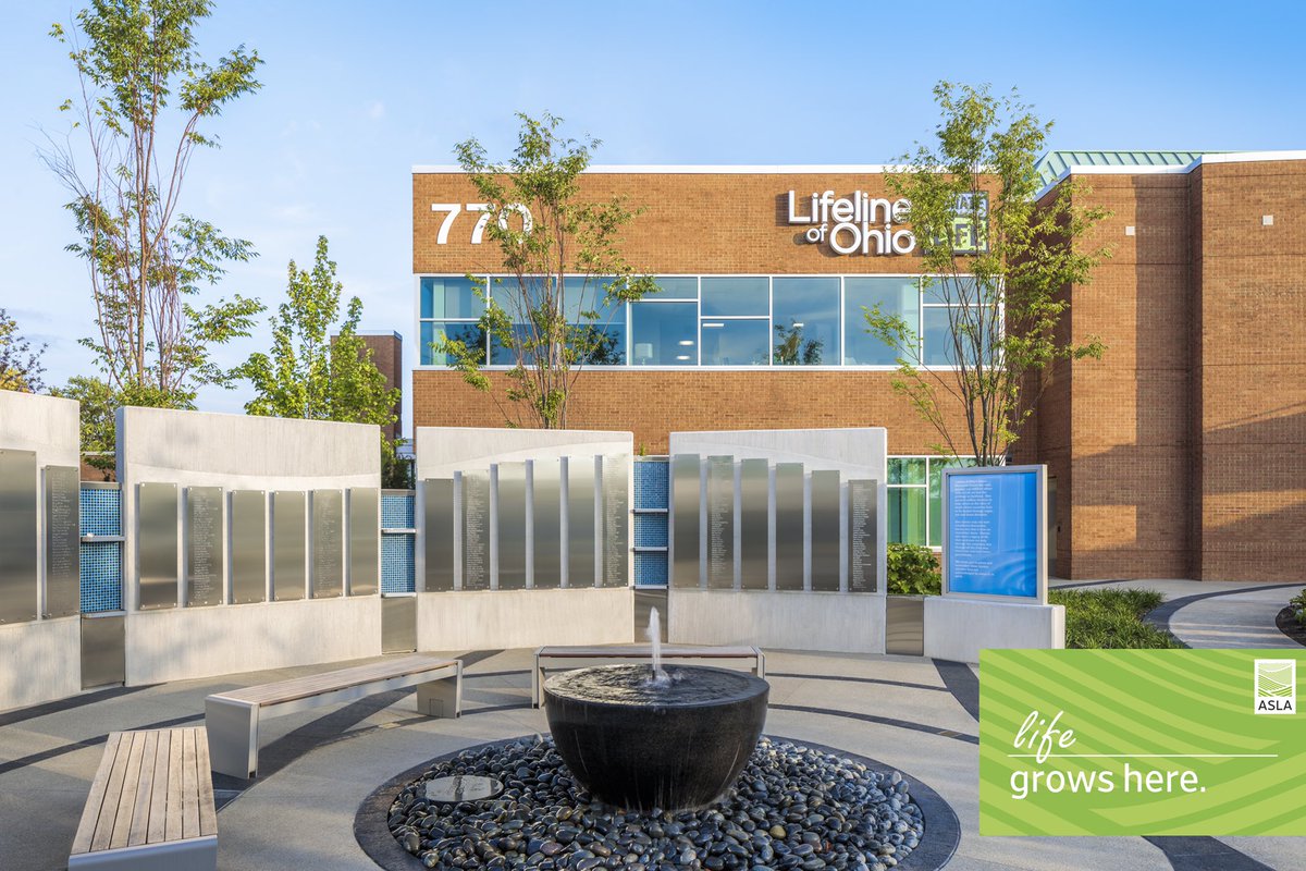 Let’s not forget about all of the good that surrounds us! The Donor Memorial at the @lifelineofohio Headquarters celebrates the “Gift of Life,” providing a dignified place to honor the gifts shared and the lives saved through organ donation. #WLAM2020 #LifeGrowsHere #edgela