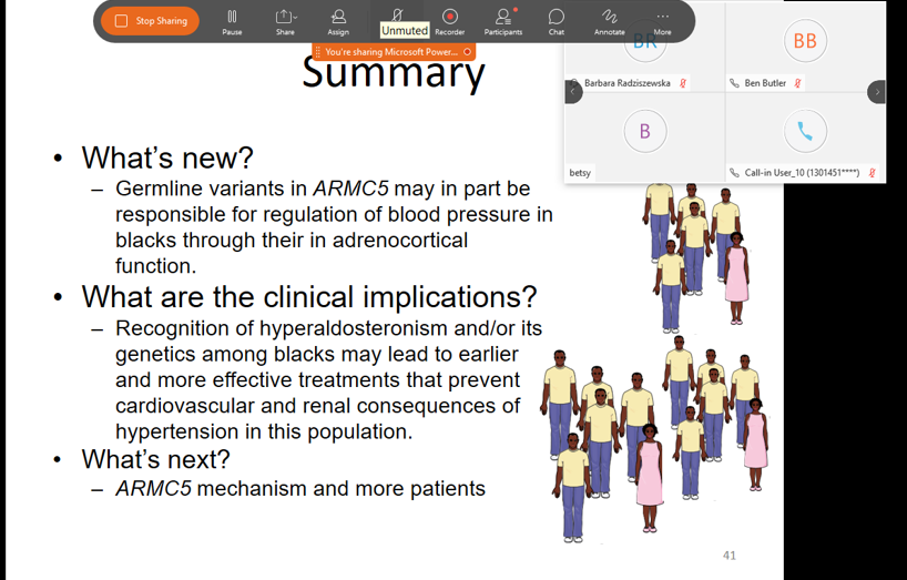 zilbermint's tweet photo. All the meetings went #virtual. Thank you @NIH Inclusion Governance Committee for the invitation to present our #ARMC5 in #blacks study. https://t.co/YMRYj2Gp47 https://t.co/VjQedmbkS1