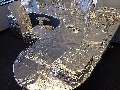 Where is my stapler?  What was the greatest April Fools Day prank you pulled on someone? #aprilfoolsday #swingline #swinglinestapler #office #deskorganization