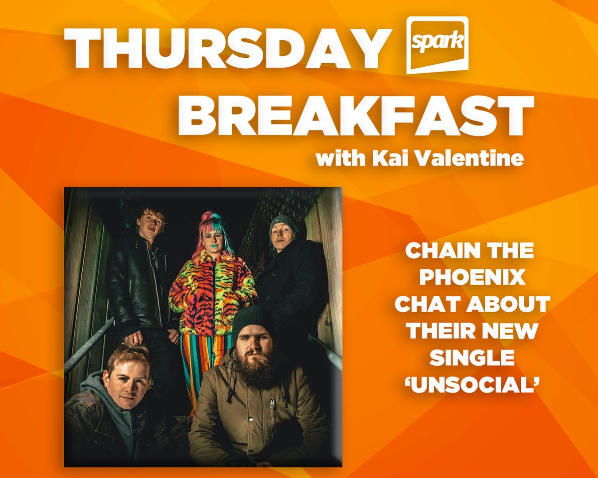 NEW MUSIC! 

We don't let isolation get in the way of local musicians joining us on Breakfast!

<a href="/chainthephoenix/">Chain The Phoenix</a> join <a href="/KaiJValentine/">Kai Valentine</a> on the airwaves to chat about their new song... fittingly titled, 'UNSOCIAL'

#ThursdayBreakfast
107FM 📻
sparksunderland.com 💻