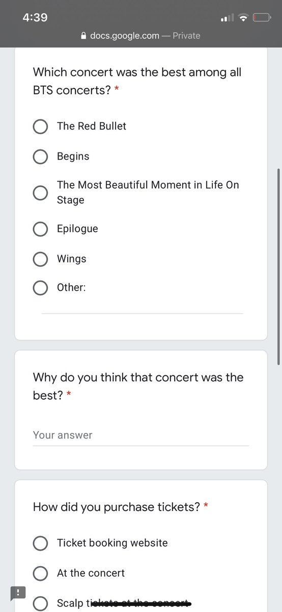I had random answers on some of these just So I could click to the next page