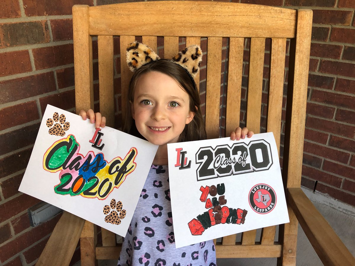 Congrats Lovejoy Seniors 2020! You're awesome!
#LOJOClassof2020 #OneHeartOneLovejoy #WeLiveLovejoy 
<a href="/lovejoyisd1/">Lovejoy ISD</a> <a href="/Hart_Elementary/">Hart Elementary</a>