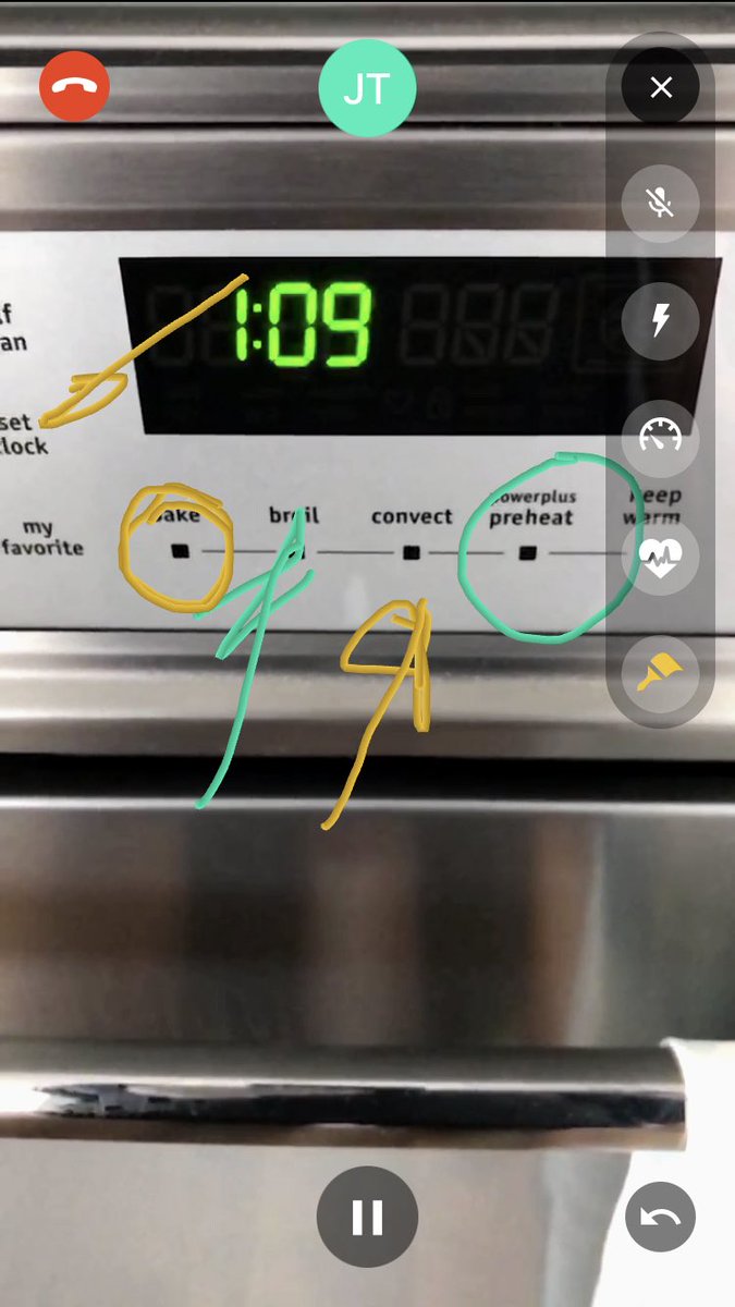 ktanner_PTC's tweet photo. Even grandmas have smartphones these days. Chalkin the oven with family today to learn about settings other than "bake". And how to set the clock, of course. https://t.co/rAqo7hWVzS #COVID19 #socialdistancing #staysafe #remoteassistance #lifeatPTC #freeChalk https://t.co/w9fA3dL3js