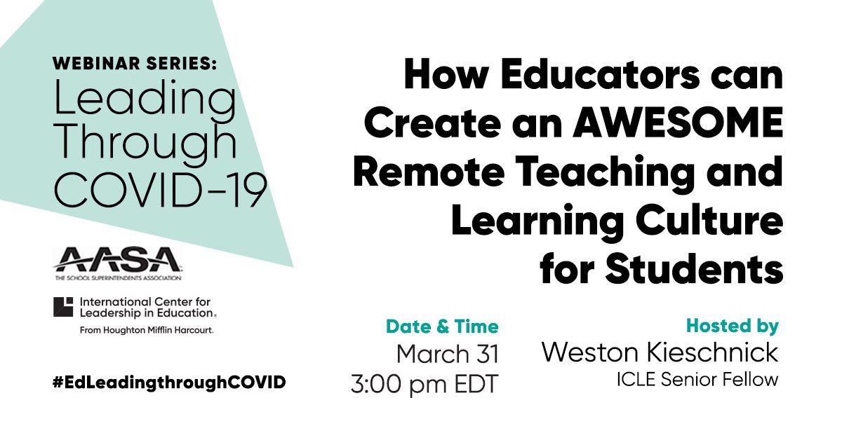 Hey Everyone! Here’s the link to my webinar yesterday in case you missed it. Thanks to the more than 500 of you who joined live!!!!   
#BoldSchool #edchat #virtuallearning #RemoteLearningEduResources #OnlineTeaching #edtech #edtechchat 
players.brightcove.net/5387496875001/…