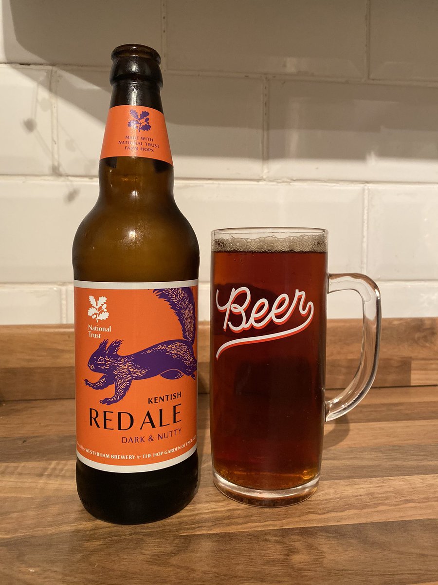 Picked up this Red Ale by Westerham Brewery a little while ago. It was just as tasty as it sounds!

<a href="/WesterhamBrew/">Westerham Brewery 🍻</a> <a href="/nationaltrust/">National Trust</a>