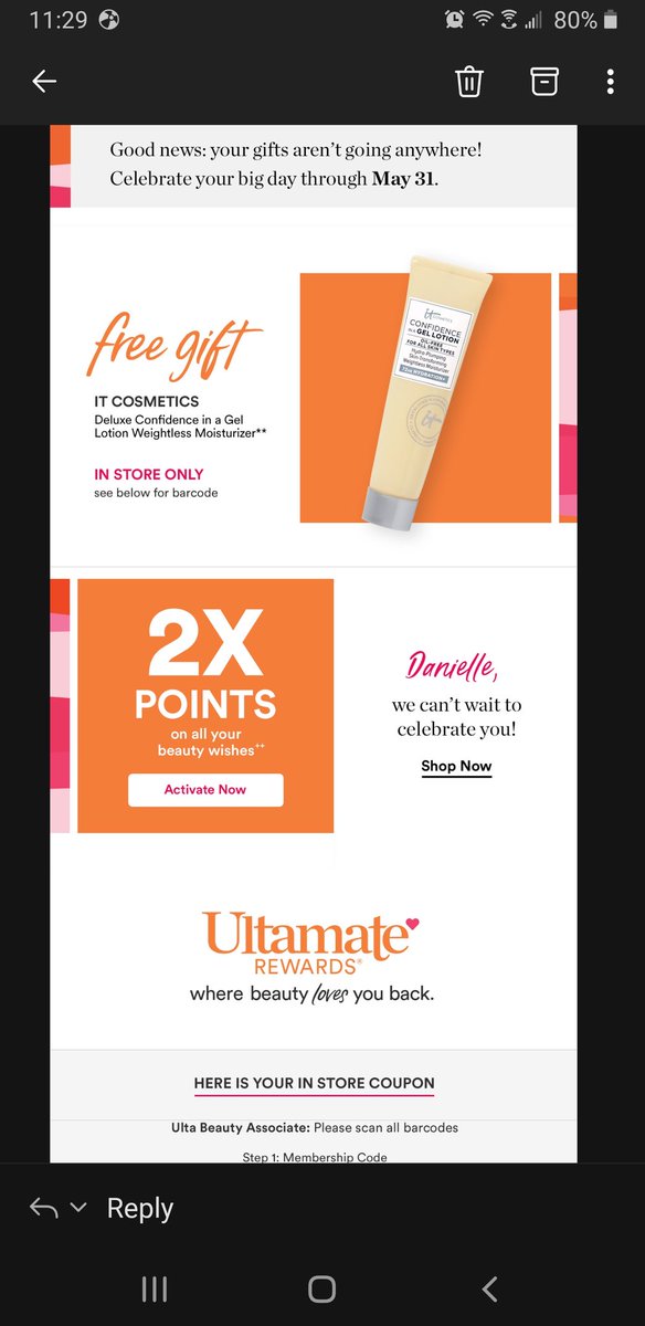 Cool <a href="/ultabeauty/">Ulta Beauty</a>.
In store only, huh? Happy Birthday to me! Wait...