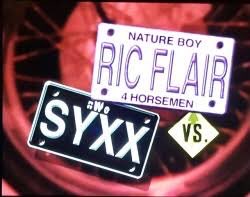 WayneBe00932411's tweet photo. Next up Horseman v NWO Flair v Syxx(X Pac)so so matchup, Syxx was on the attack all match with Flair hardly doing any offensive moves but in the end Flair won after pinning Syxx while Flair had both his feet on the rope for levarage 4/10 https://t.co/DvkF0HPMda