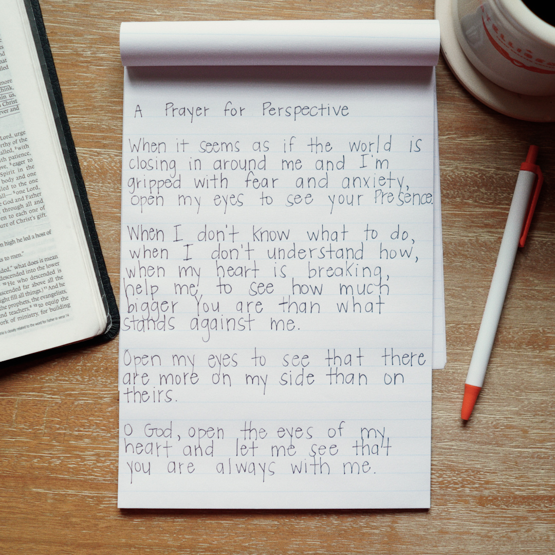 ElevationChurch's tweet photo. We hope this prayer is helpful for you in shifting your perspective to remember who God is in the midst of what you're going through. https://t.co/OdfE5GjDzE