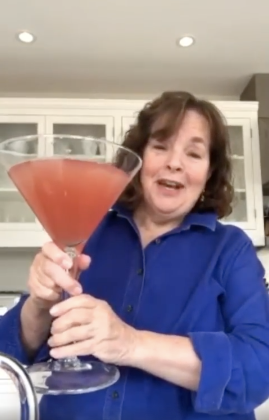 katieintner's tweet photo. Ina Garten posting her Cosmo recipe at 9AM on a Wednesday because "you never know who’s gonna stop by" is exactly the content we need right now https://t.co/AjdNve4Bpo https://t.co/6z9R7Gz28v