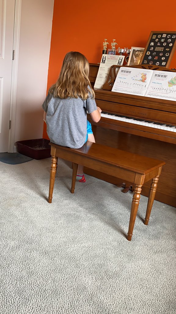 TigerMolly11's tweet image. #12DaysofeLearning Day 3. Watching my niece learn piano. I may have already tickled the ivories. I’m so thrilled that she has picked up a few things so quickly! #musicianinthemaking