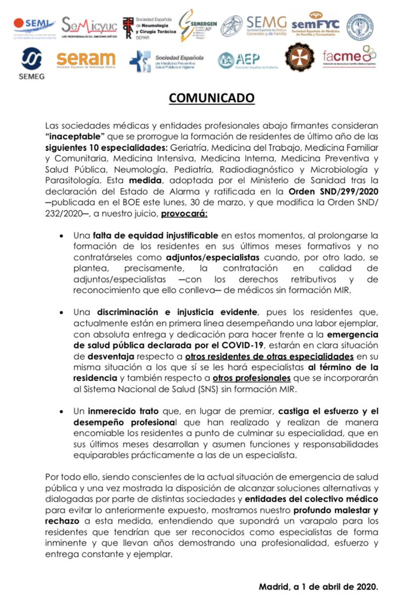 estrellitadluz's tweet image. #YoSiSoyEspecialista Al servicio de LOS PACIENTES @salvadorilla @sanidadgob