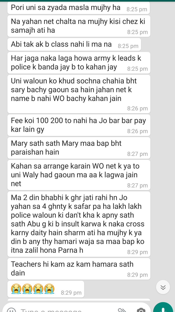 qadir_samina's tweet photo. #suspendonlineclasses
#UOL https://t.co/uRr9CZned6