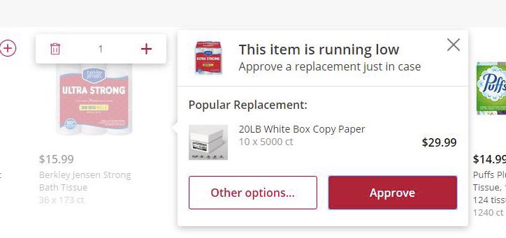 KevinPointOh's tweet photo. @BJsWholesale depends on whether your copy paper comes in 2-ply. https://t.co/ffwrS5EmJl