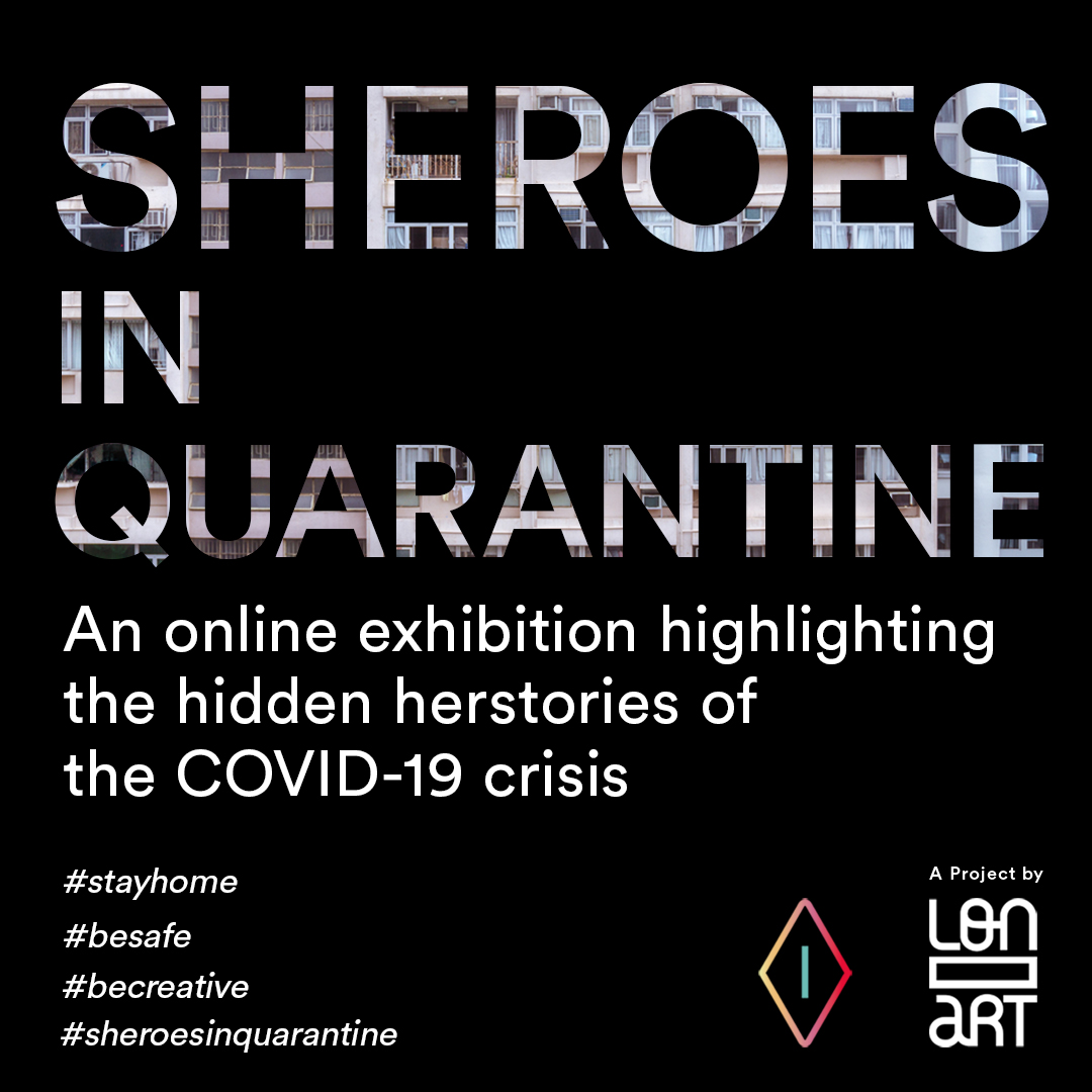 Lonartorg's tweet photo. WE ARE LOOKING FOR ARTISTS for SHEROES IN #QUARANTINE. An online exhibit highlighting the herstories of #COVID_19. Apply by April 12: https://t.co/gaM21s8SKR #FeministRealities #Sheroesinquarantine https://t.co/hPkmHNWYwy