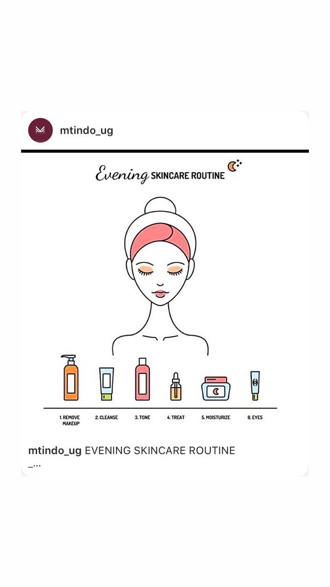evening face routine
