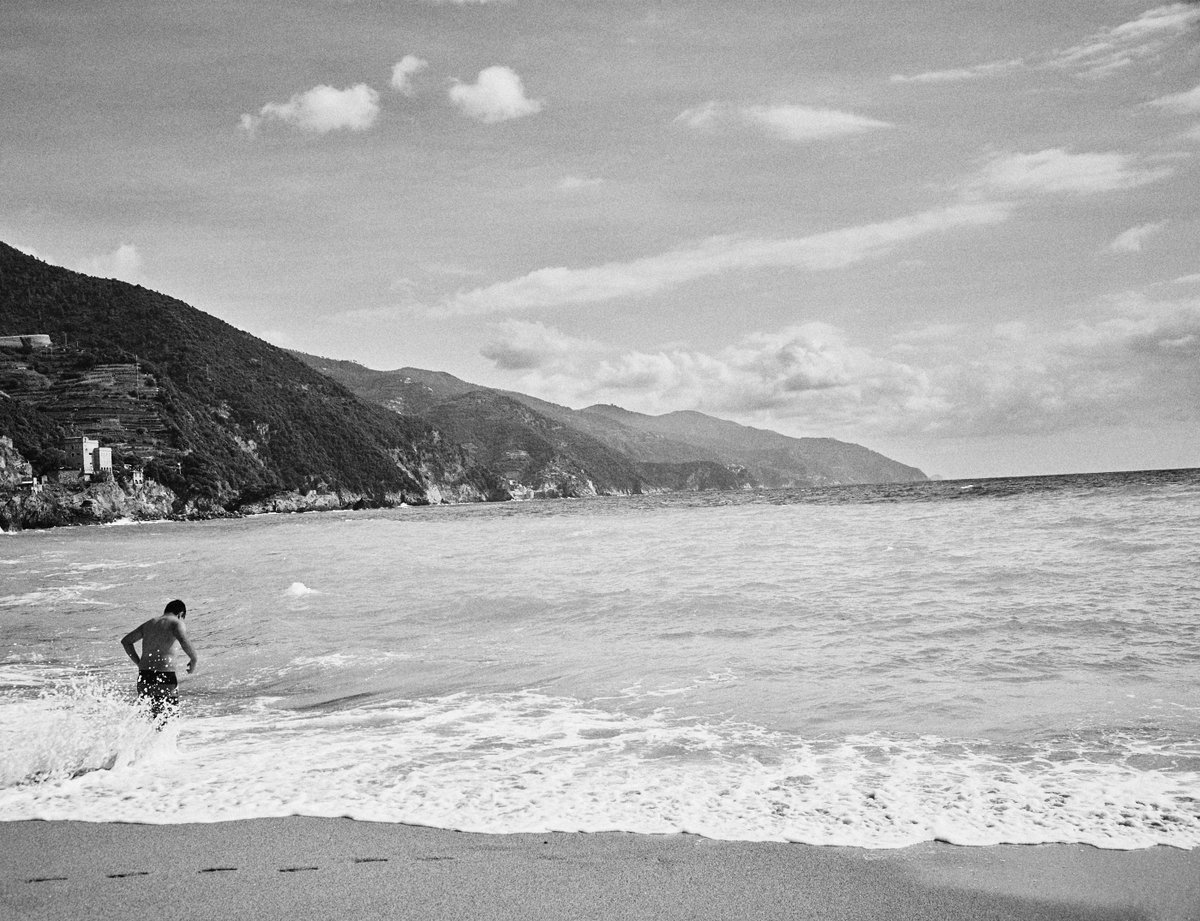 a beach at Cinque Terre, Italy