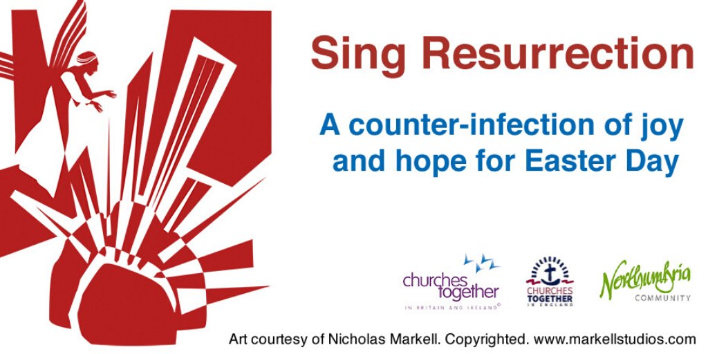 ChurchesEngland's tweet photo. Why not put #SingResurrection in your diary for Easter Sunday?

Don't miss out on singing your favourite #Easter hymns 'together'.

More information from @CTBI at https://t.co/Z9kXjJSatq

#unity #churchestogether https://t.co/3wswBDH5Pr