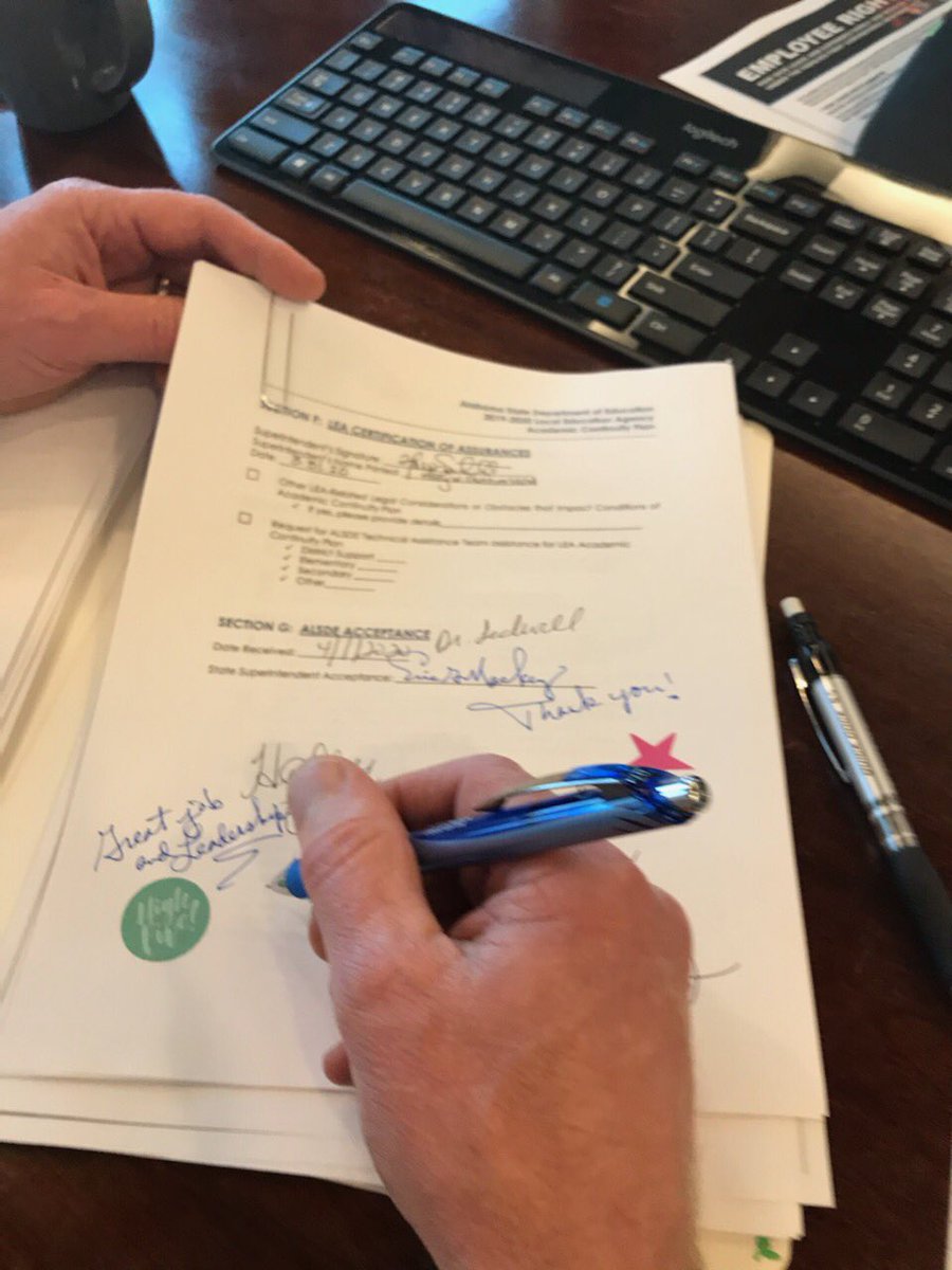 egmackey's tweet photo. ⁦@DrHSutherland⁩ great plan! Happy to sign it and send it your way! ⁦@AlabamaAchieves⁩ https://t.co/Bl5w1svWor