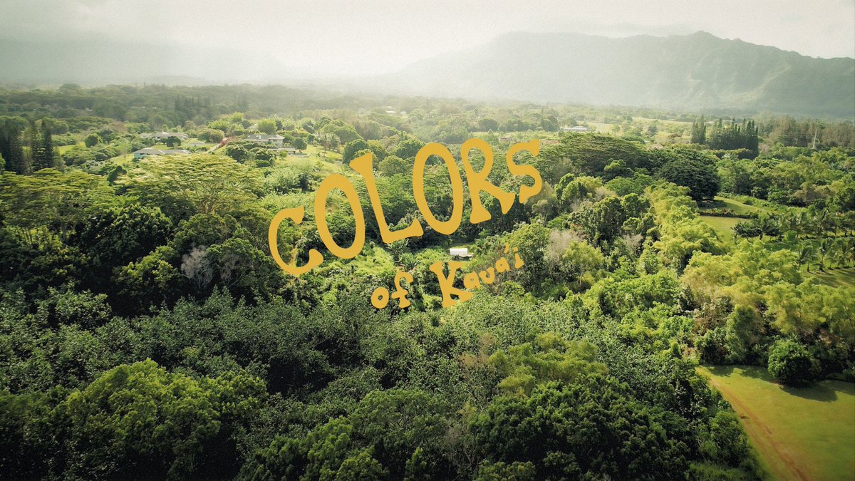 New film - Colors of Kaua'i 🏳️‍🌈
youtube.com/watch?v=hUzbSP…