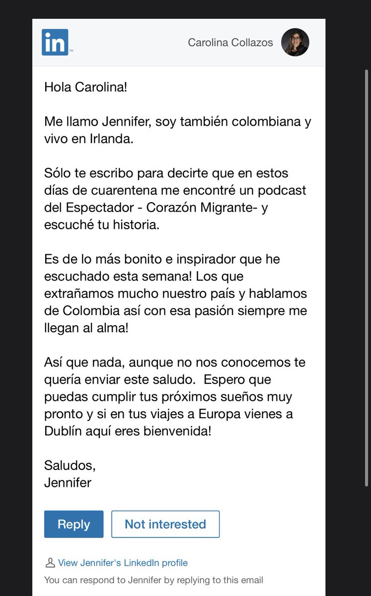 Compartir nuestro camino con el mundo, vale la pena. #CorazónMigrante by <a href="/elespectador/">El Espectador</a> featuring yours truly. Gracias Jennifer por dejarme saber lo que mi historia te hizo sentir. 
💛💙❤️