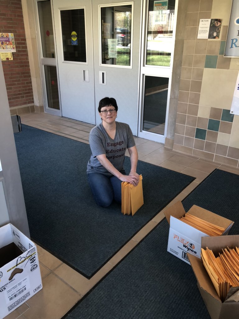 DBreiman's tweet photo. Grateful for the hard work, professionalism, humor &amp; kindness of Kate Alfaro &amp; Lisa Horton making sure learning activities out to student during this difficult time - proud to work w/them together @IthacaNYSchools https://t.co/ZjoRFc1SSb