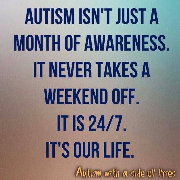 Christi94554449's tweet photo. April is Autism Awareness Month &amp; tomorrow is World Autism Awareness Day.  Please remember to wear BLUE tomorrow to help spread awareness &amp; acceptance! https://t.co/hZjeIG2opw