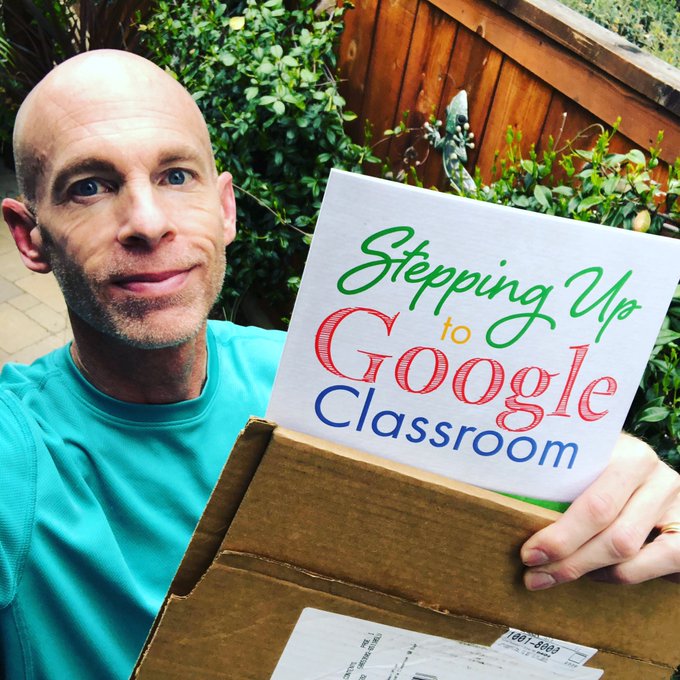 Stepping Up to #GoogleClassroom by <a href="/alicekeeler/">Alice Keeler</a> &amp; <a href="/The_Tech_Lady/">Kim Mattina🎙️#TheSuiteTalk #PayitForward</a> !! The proof has arrived...that means we're close! But, you can get a digital version NOW when you pre-order! daveburgessconsulting.com/special-offer/ #dbcincbooks #tlap #distancelearning #remotelearning #edtech #gsuite #elearning