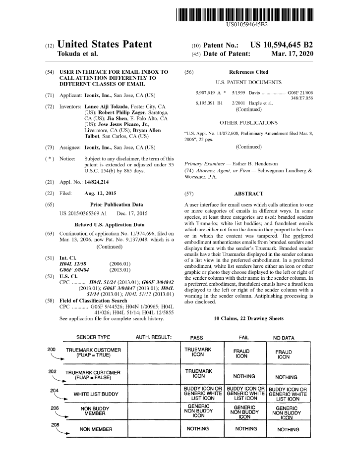 Truemark's tweet photo. Iconix Issued Fourteenth Patent. https://t.co/iGZdtVmZqc
