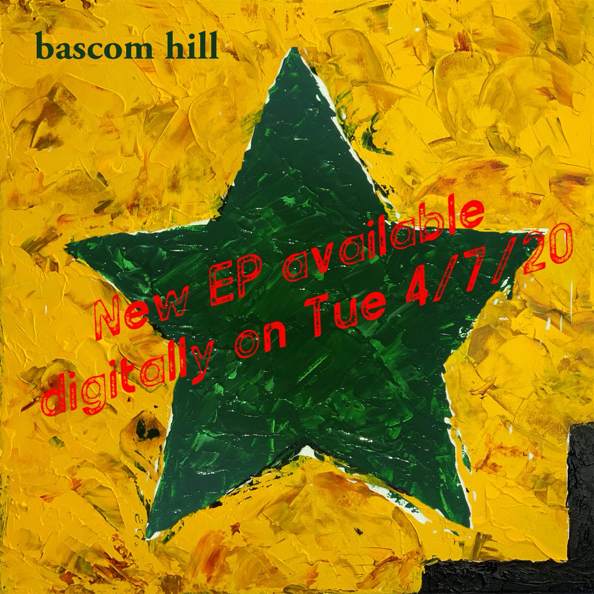 bascomhill's tweet photo. We know these are strange days, but we hope to be a little bright spot (#BadPun) in your day with the release of our new EP, A Star, next week. 🤟🍾🥂🎸🎤🥁 https://t.co/Tbi8wS5nY3