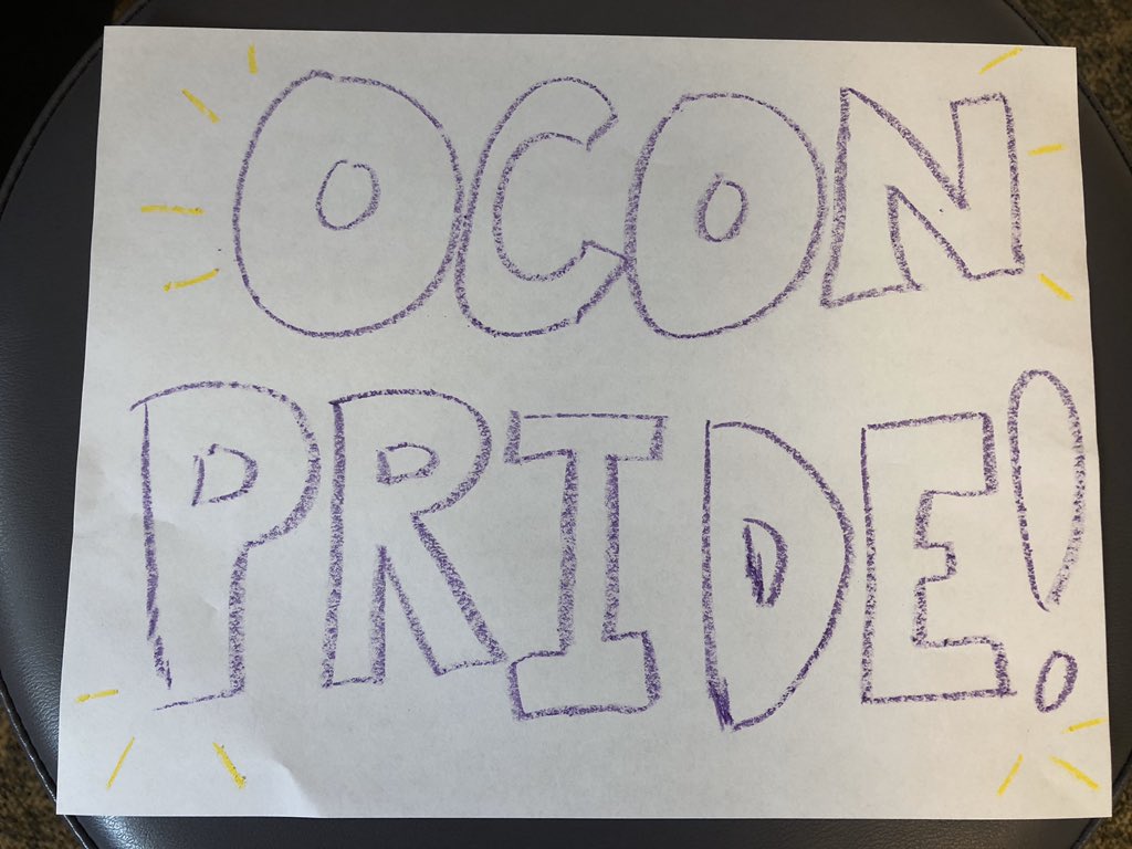 calaway41's tweet photo. Supporting Ocon Pride while practicing social distancing! #VirtualOconPride https://t.co/4E8nTgDani