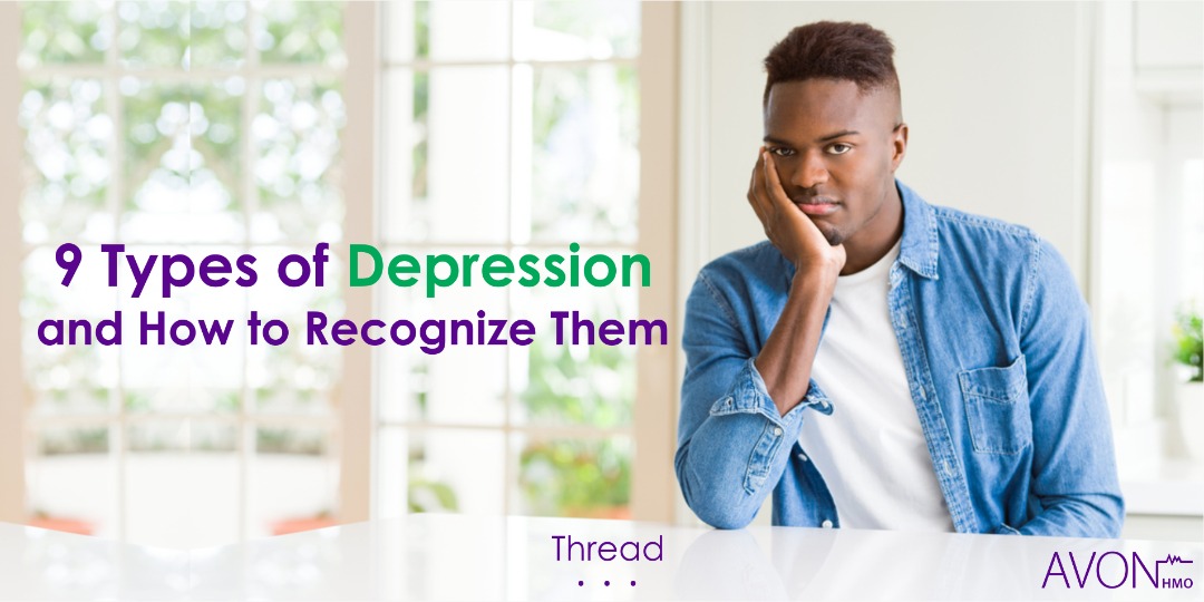 Everyone experiences sadness but it usually fades away within a few days or weeks. However, profound sadness that lasts more than two weeks & affects your ability to function may be a sign of depression.Here’s a look at nine types of depression and how they manifest. #Thread
