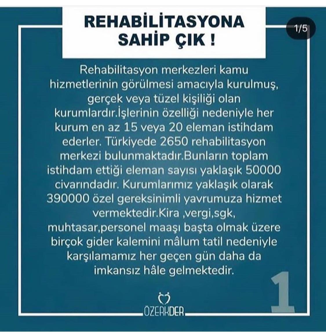 ozerkder's tweet photo. #RehabilitasyonaSahipCık 
#BizTurkiyeyiz 
@tcmeb 
@HMBakanligi 
@ziyaselcuk 
@BeratAlbayrak 
@tcbestepe 
@RTErdogan
 @zfrcbkc https://t.co/AQpAetYuxg