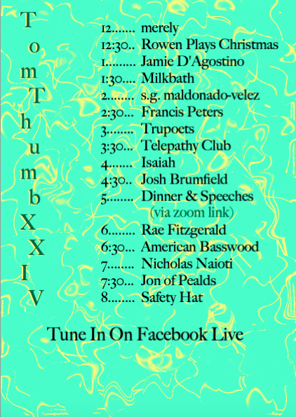 Tune in APRIL 4, 2020 for our ONLINE TOM THUMB PERFORMANCES on facebook live! 
It's not too late to submit your art too! Send in pictures of your art to tomthumbkirksvillemo@gmail.com to be displayed in our online gallery.