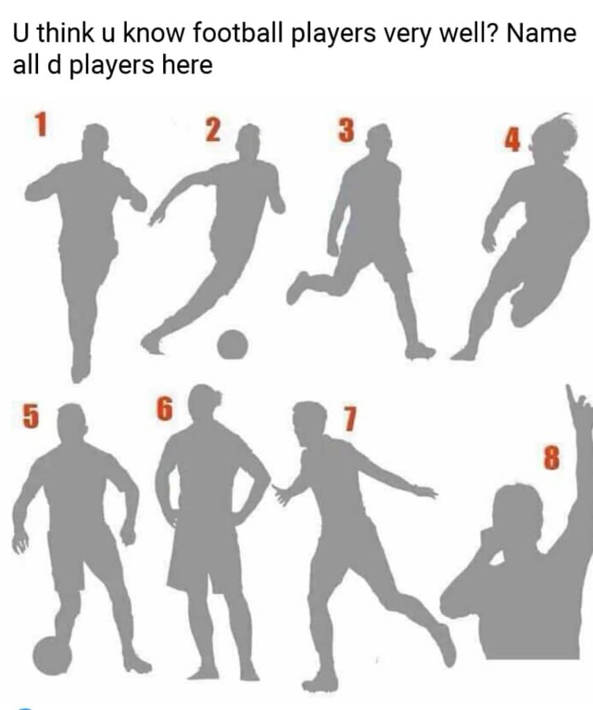 TackleAfrica on "Think you know your football? Our staff have doing this while staying at home to stop the spread of COVID19. Can you guess these players from