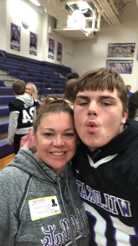 Mhalbaedier's tweet photo. Happy birthday to my football loving, super social, hot mess 10th anniversary present @HalbaedierJace   I love you more than words can say! https://t.co/FMGniy3dKI