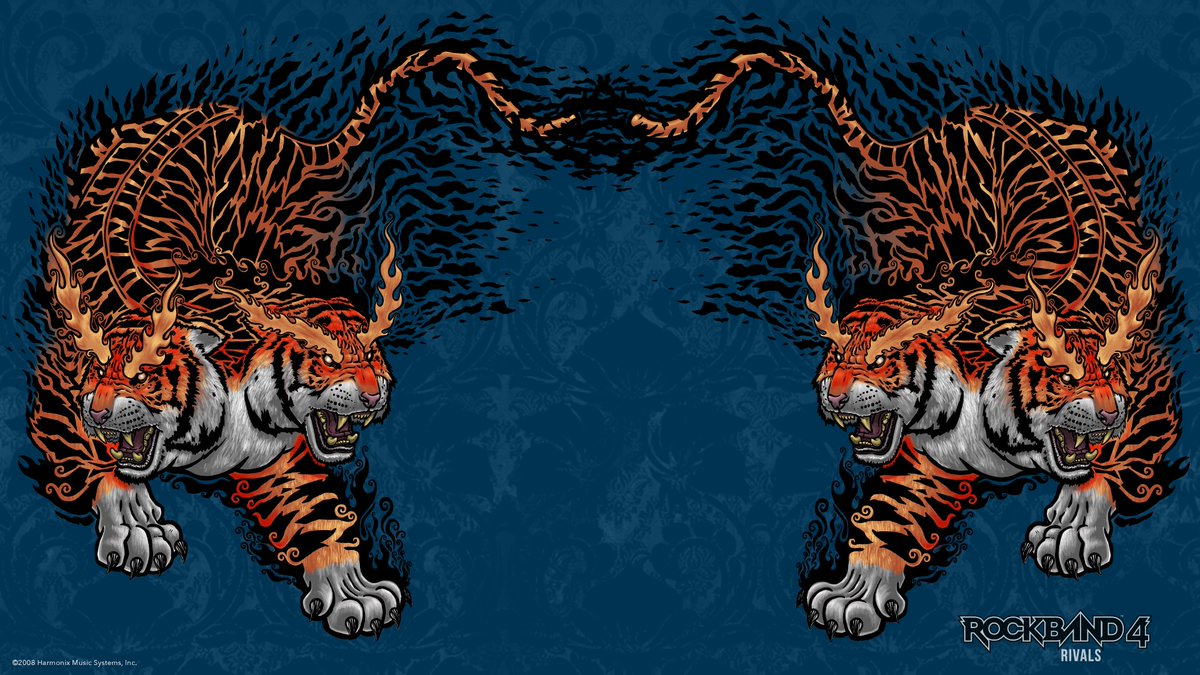 Be the star you want to be in that next meeting, or just flex really hard  on your friends during happy hour with these @RockBand Zoom backgrounds., image size:1200x675