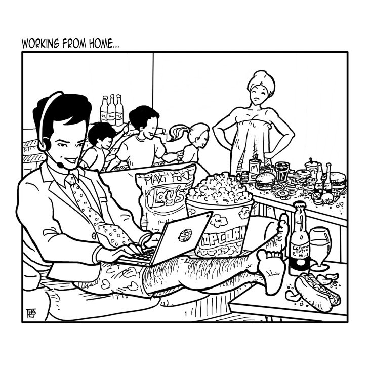 virtuallyt's tweet image. Work from home... #coronavirus