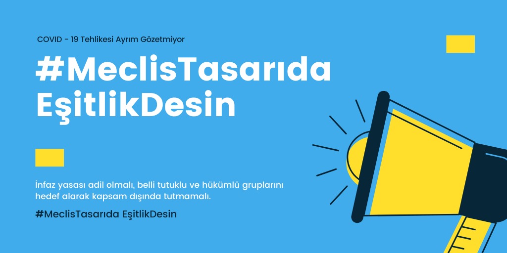 silencedturkey's tweet photo. Binlerce siyasi tutuklunun hala bırakılma zamanı gelmedi mi? 
MeclisTasarıda EşitlikDesin 
@adalet_bakanlik @AyseTurkmenogl @mustafaakis @saadetoruc @cansucamlibel https://t.co/jrQchuGTs4