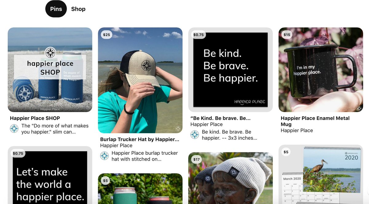 Now that person-to-person sales via open air markets can't exist, we're very grateful that sites like <a href="/Pinterest/">Pinterest</a> have created such nice-looking + functional store windows. Check-out is still via our secure website, but you can find, pin, click from here: pinterest.com/happierplace/h…