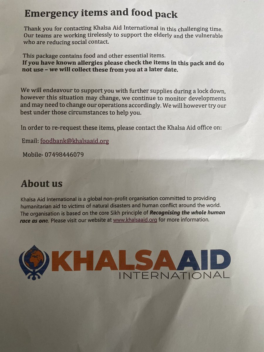 safebuddygroup's tweet photo. Out and about on a daily exercise we bumped into Daksha who was delivering @Khalsa_Aid bags - she donated an essentials food bag to a vulnerable couple living in Styvechale- thanks Daksha 👏👏 #Coventry #StayAtHomeSaveLives https://t.co/i6JZvIRaoM