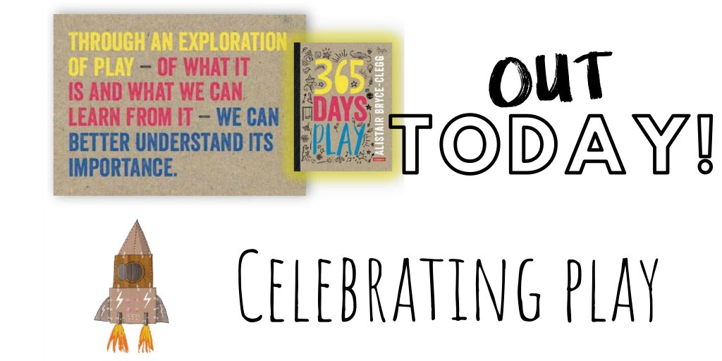 ABCDoes's tweet photo. My new book #365DaysOfPlay is out TODAY and to celebrate, I am giving away copies on my Facebook and Instagram pages. Pop over and have a look! @SAGEeducation #giveaway #EYtwittertagteam https://t.co/qDFTzHOtC0